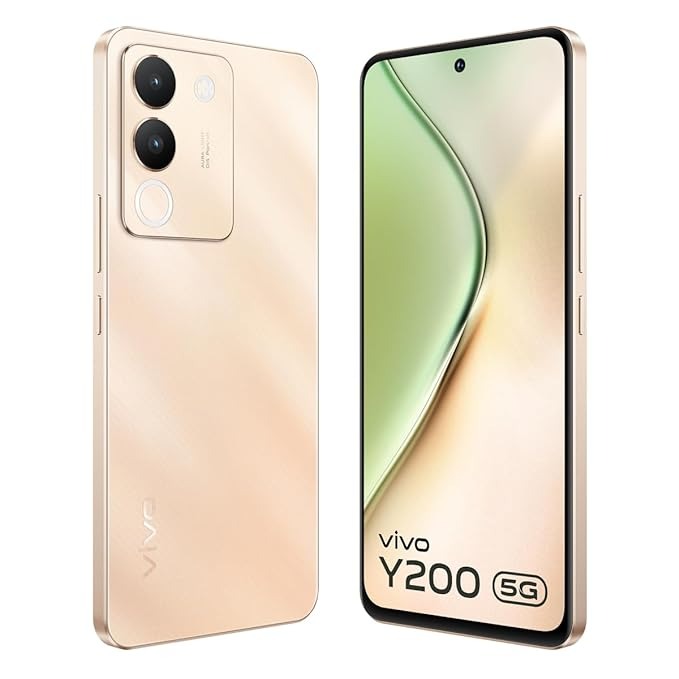 vivo Y200 5G (Desert Gold, 128 GB)  (8 GB RAM) - Desert Gold, 8GB-128GB