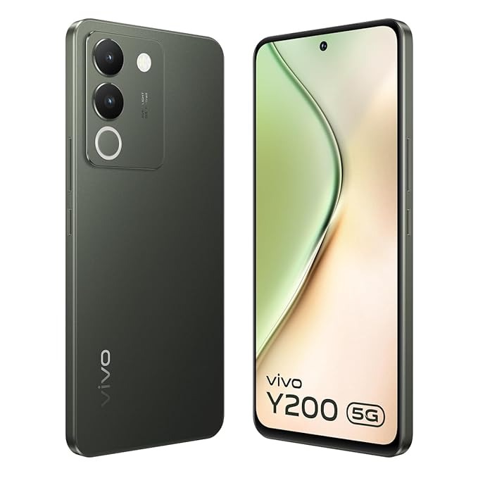 vivo Y200 5G (Desert Green, 128 GB)  (8 GB RAM) - Green, 8GB-128GB