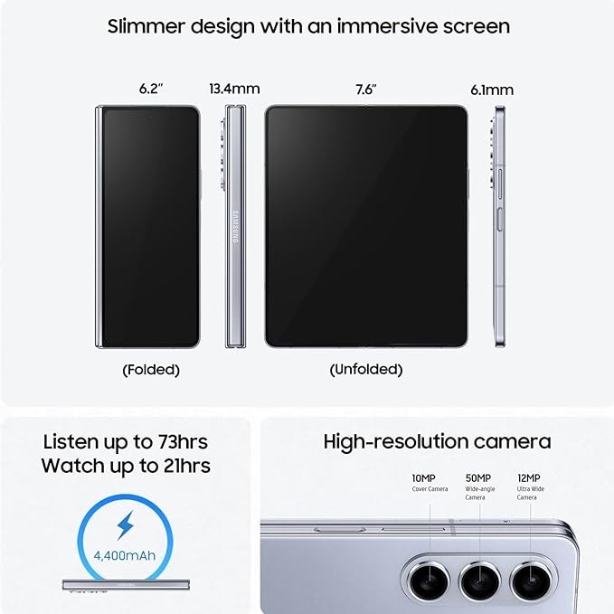 (DEMO) SAMSUNG Galaxy Z Fold5 (Phantom Black, 256 GB)  (12 GB RAM) - Black, 12GB-256GB