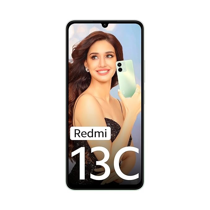 REDMI 13c (Stardust Black, 128 GB)  (4 GB RAM) - Green, 4GB-128GB