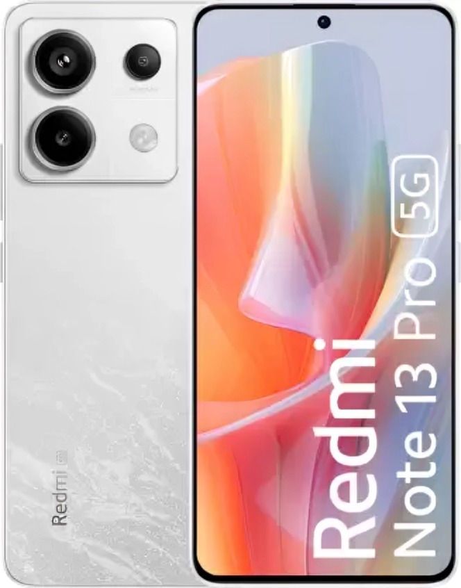 REDMI Note 13 Pro 5G (Arctic White, 128 GB)  (8 GB RAM) - White, 8GB-128GB