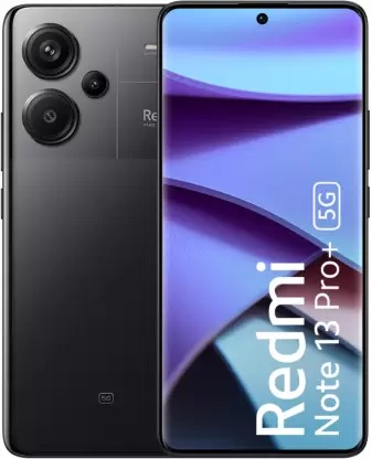 REDMI Note 13 Pro+ 5G (Fusion Black, 256 GB)  (8 GB RAM) - Black, 8GB-256GB