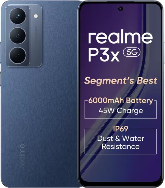 Realme P3x 5G  ( Midnight Blue  8GB+128GB)