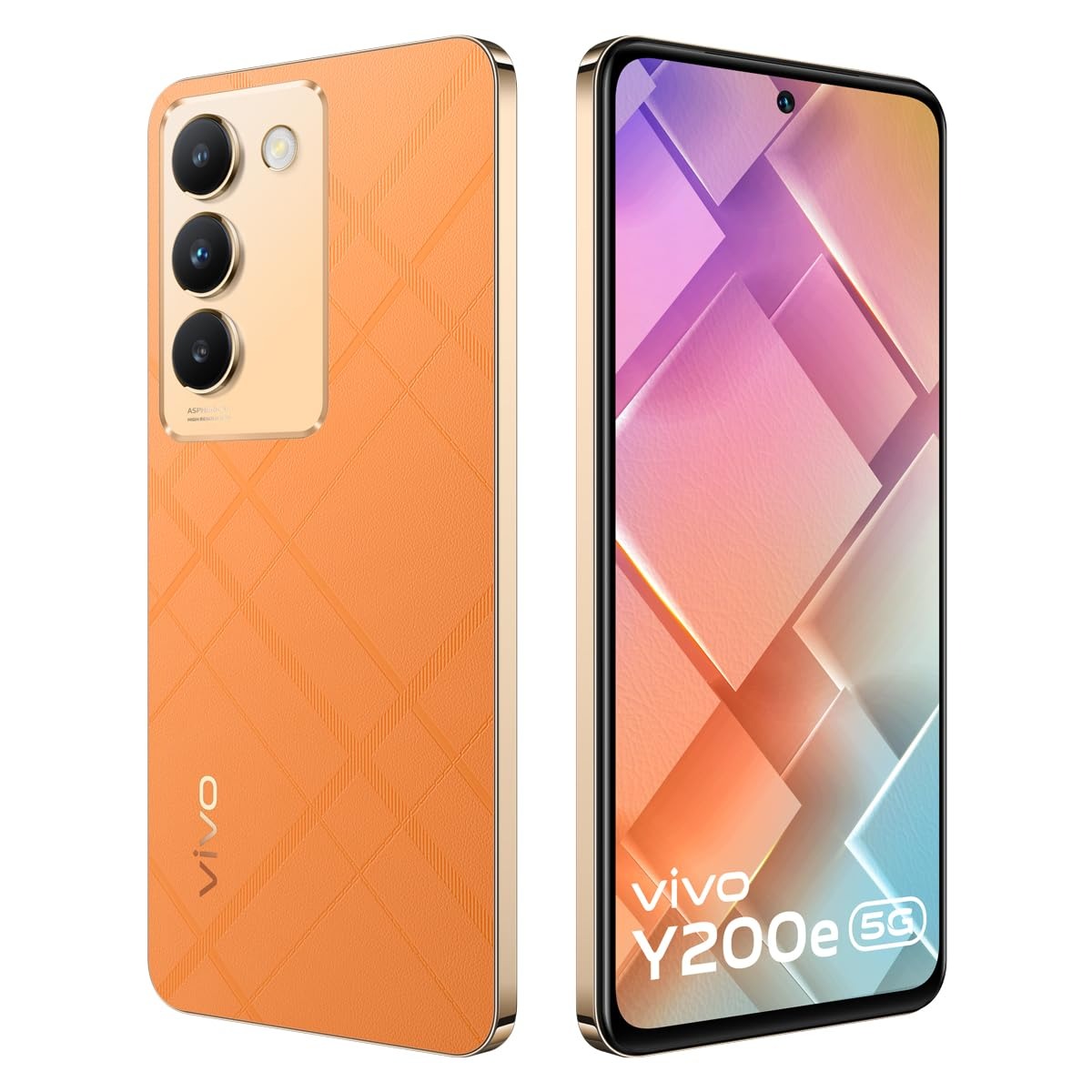 Vivo Y200e 5G (Saffron Delight, 8GB RAM, 128GB Storage) - saffron delight, 8GB-128GB