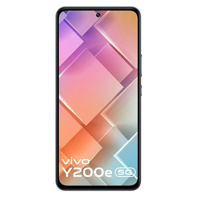 Vivo Y200e 5G (black diamond, 6GB RAM, 128GB Storage) - Black diamond, 6GB-128GB