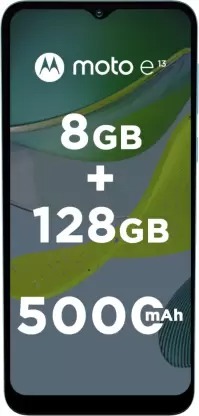 Motorola e13 (little boy blue, 8GB RAM 128GB Storage) - little boy blue, 8GB-128GB