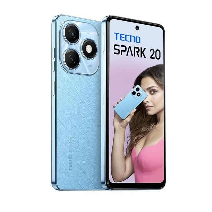 TECNO spark 20 light blue, 8GB RAM,256GB Storage) - light blue, 8GB-256GB