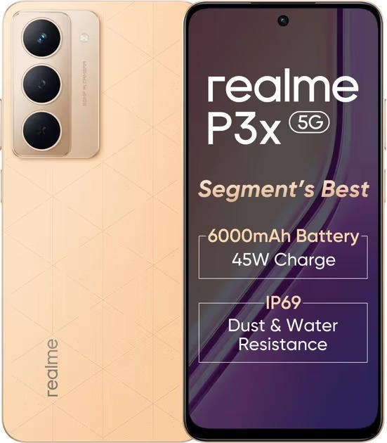 Realme P3x 5G  ( Stellar Pink 6GB+128GB)