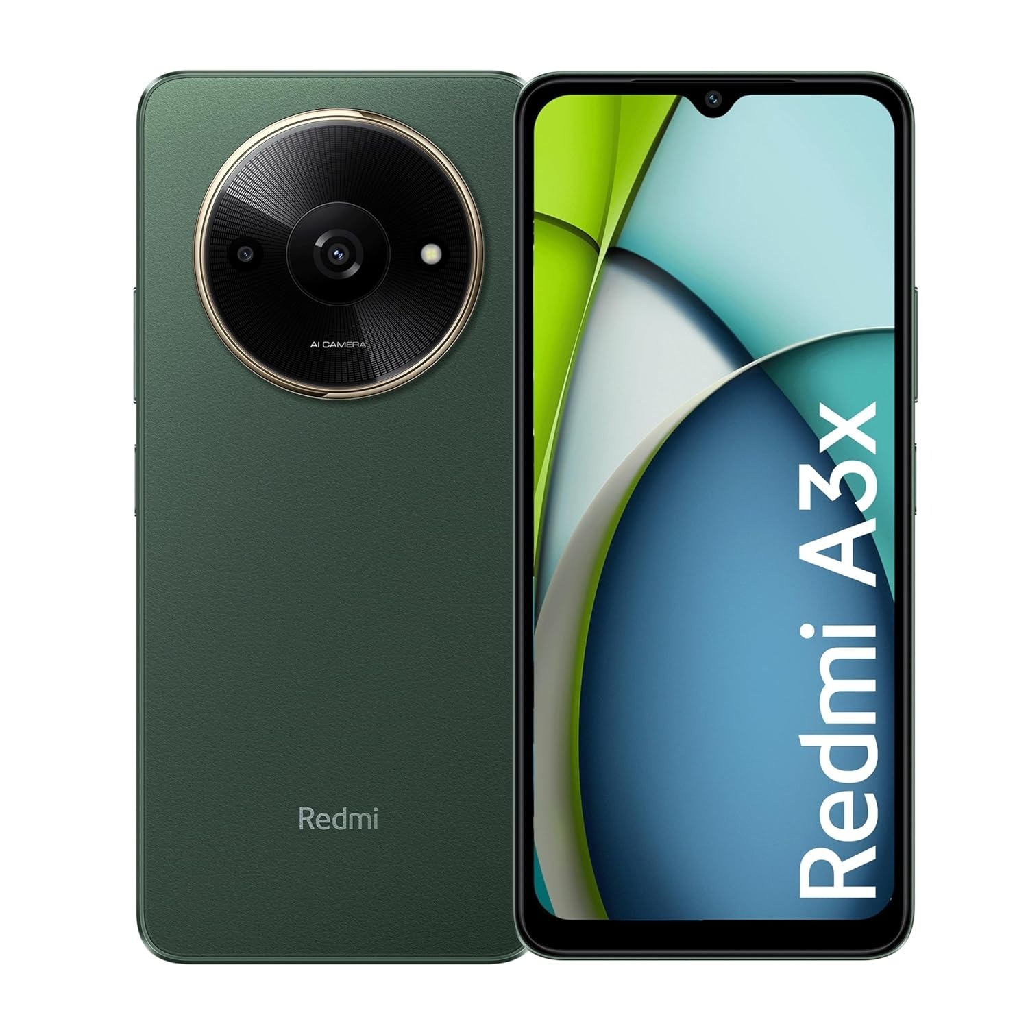 REDMI A3X (Olive Green, 128 GB)  (4 GB RAM)