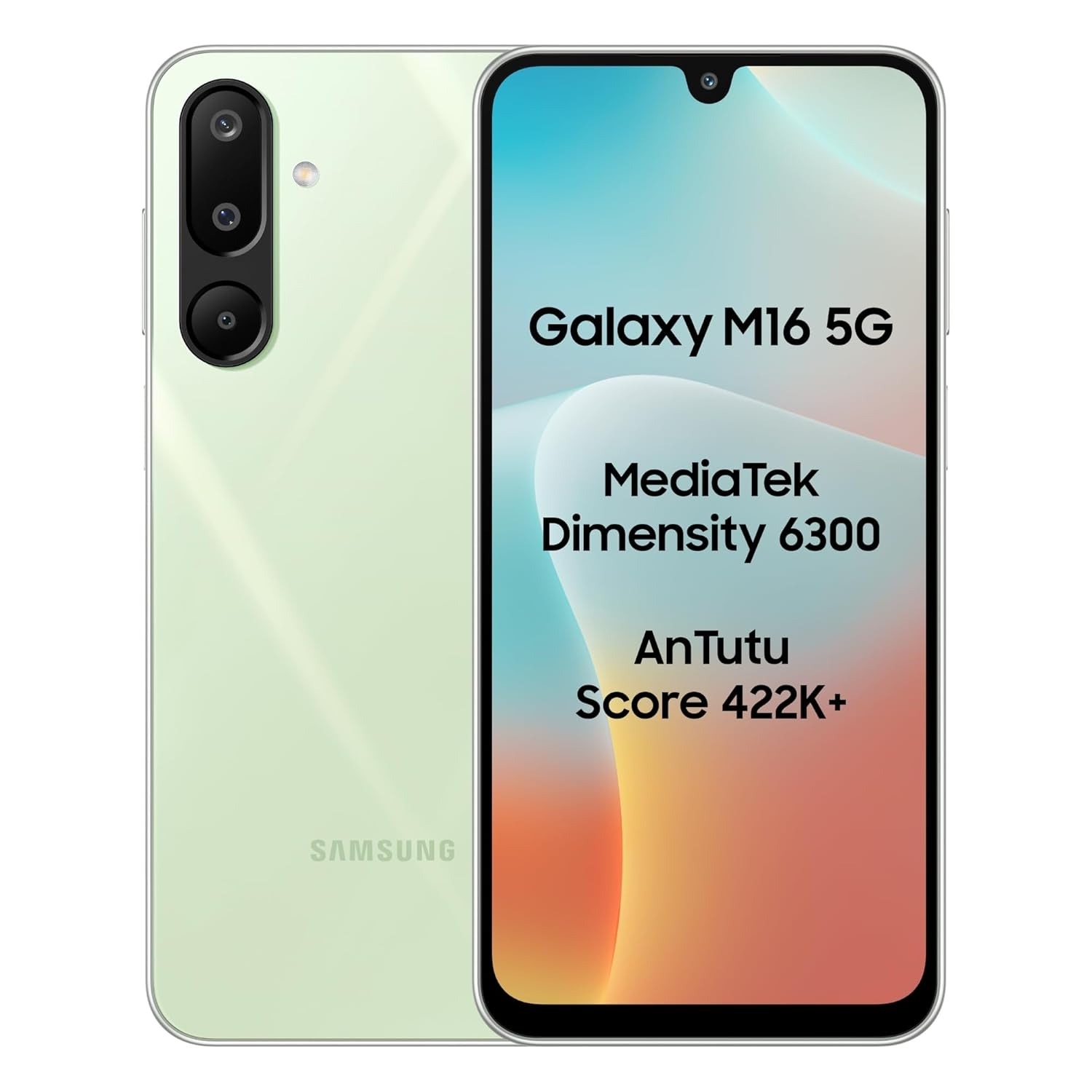 Samsung Galaxy M16 5G (Mint Green, 4GB RAM, 128 GB Storage)