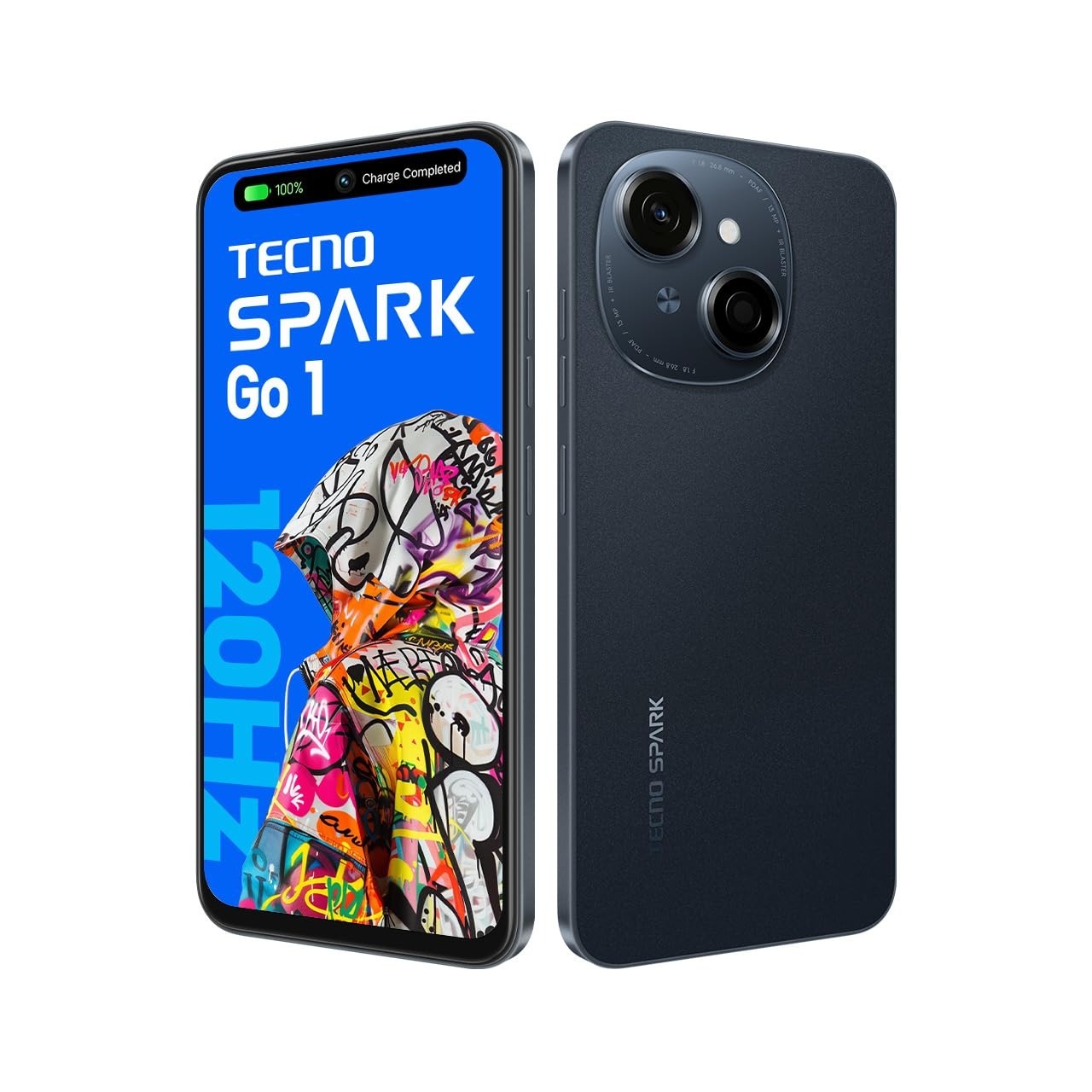 Tecno Spark Go 1 (Startrail Black, 64 GB)  (4 GB RAM)