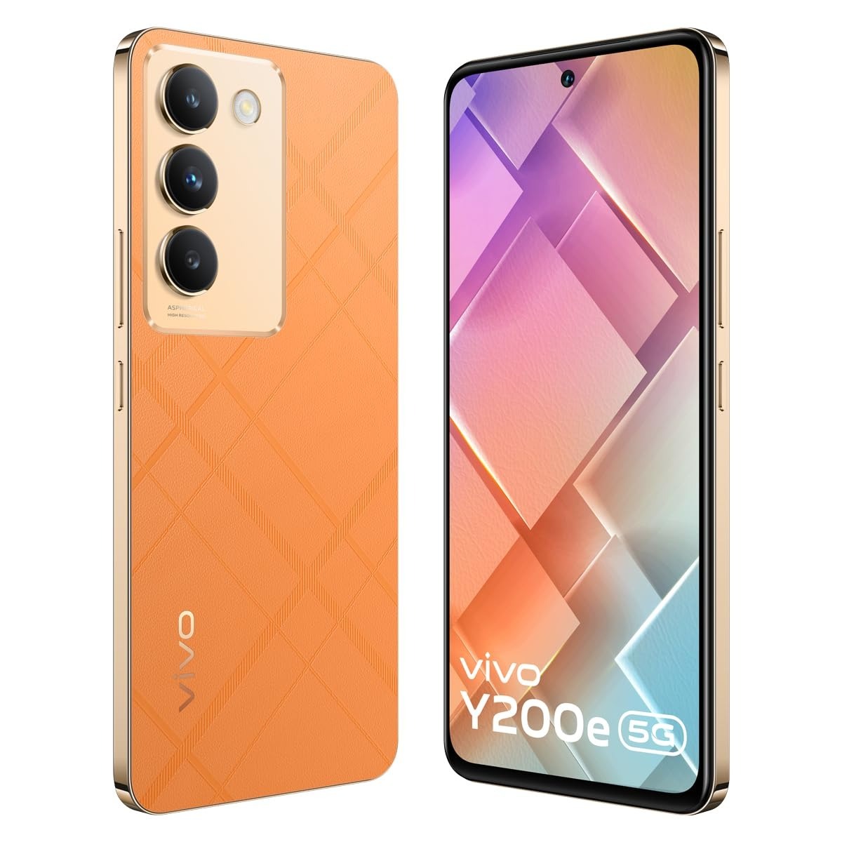 Vivo Y200e 5G (Saffron Delight, 8GB RAM, 128GB Storage) - saffron delight, 8GB-128GB