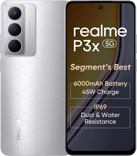 Realme P3x 5G  ( Lunar Silver  6GB+128GB)