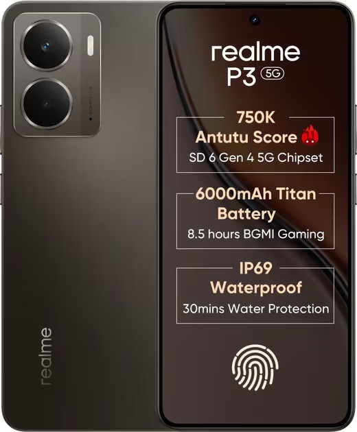 Realme P3 5G  (Comet Grey  8GB+ 256GB)