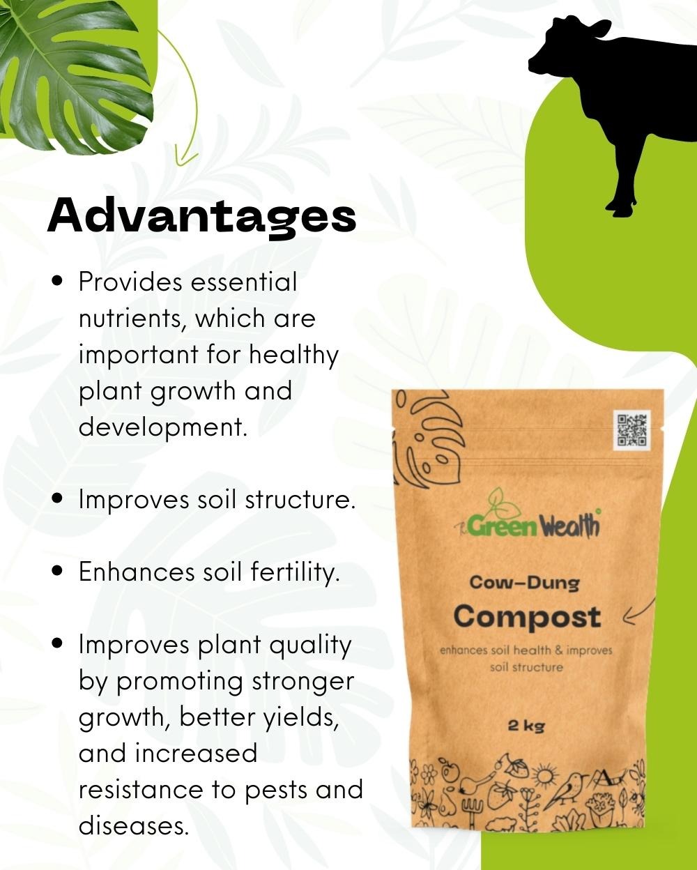 TGW Cow Dung Compost - 5 Kg