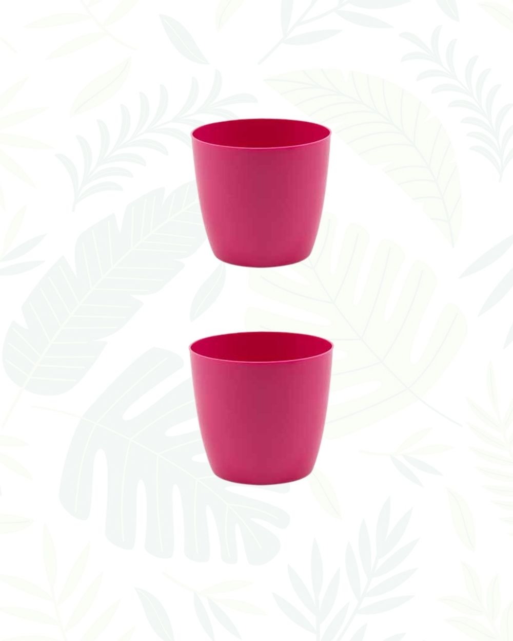 Set of 2 VALENCIA PLANTERS - 5.5 Inch, Pink