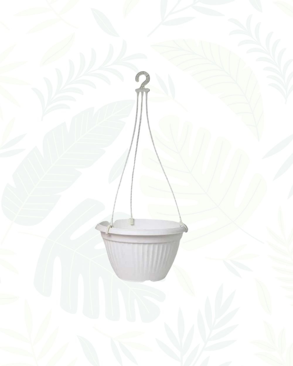 BELLO HANGING PLANTER - 7 Inch, White