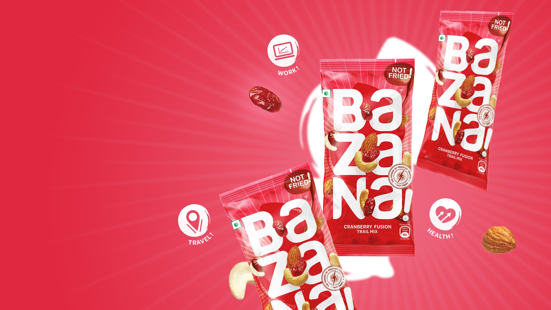 Bazana Gift Pack_Crunch your way to happiness - 12 small packs - 