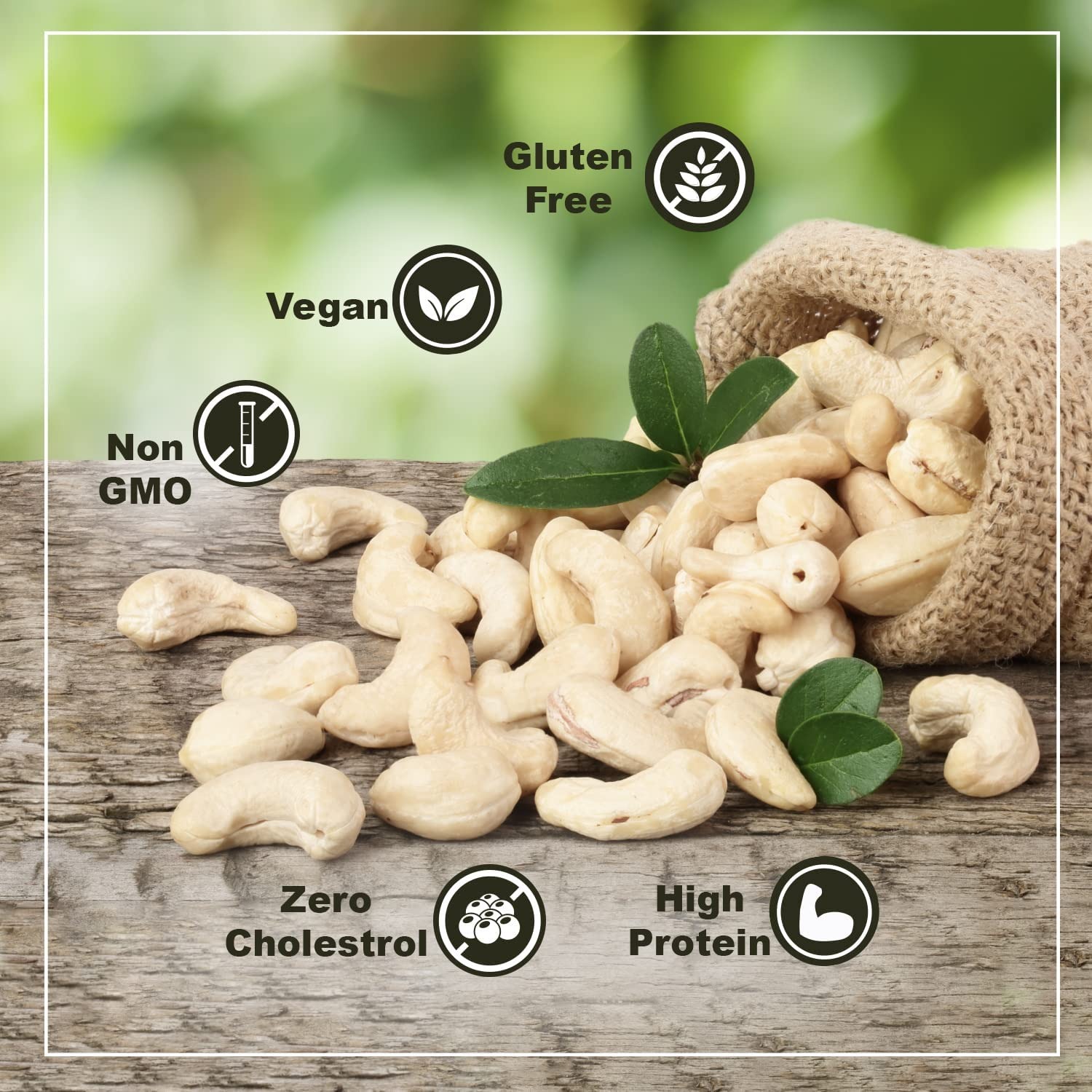 Bazana Premium Raw Cashew - 200g | Healthy Crunchy Cashew Nuts | Nourishing Dry Fruit