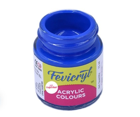 Fevicryl Acrylic Paint - Cerulean Blue (32)
