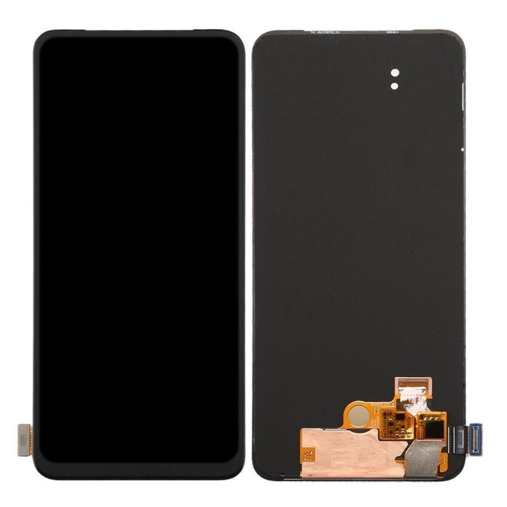 LCD with Touch Screen for Realme X - White (display glass combo folder)