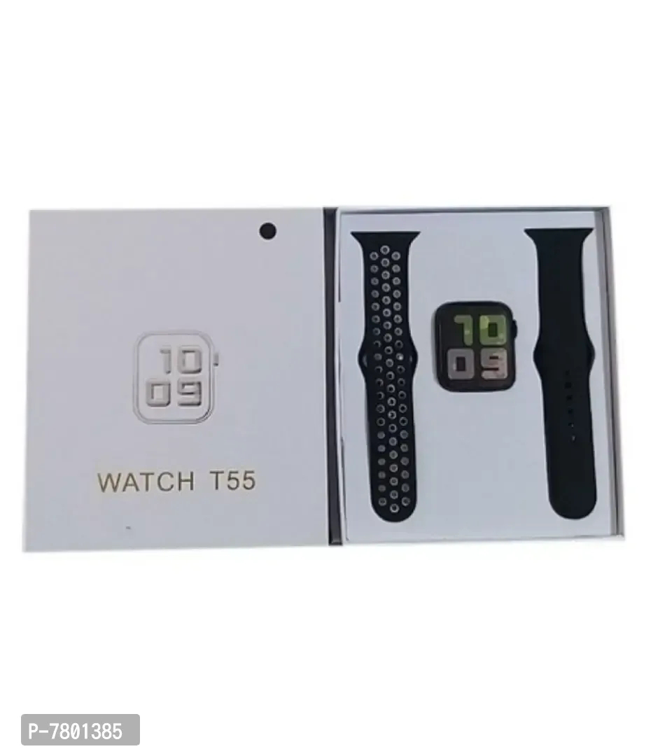T55 pro max Smart watch With Earbuds Headset together with double straps  series 7 watch with Earphone