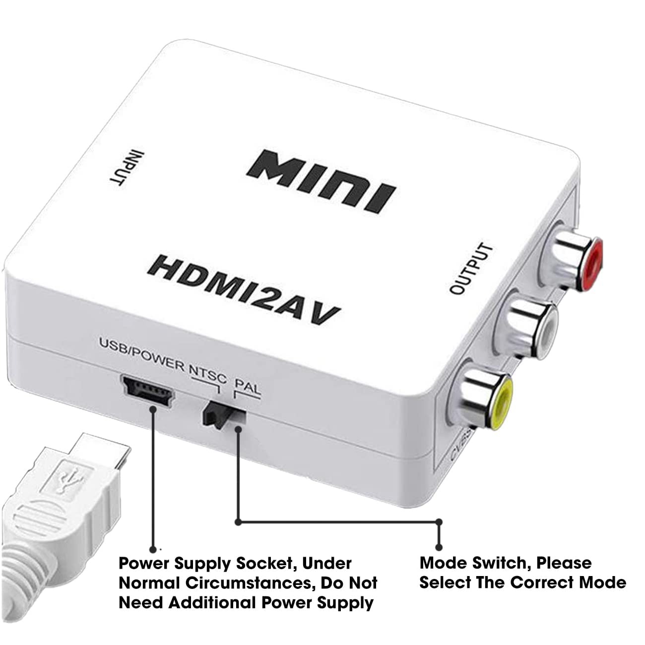 Mini Hdmi To Av Converter