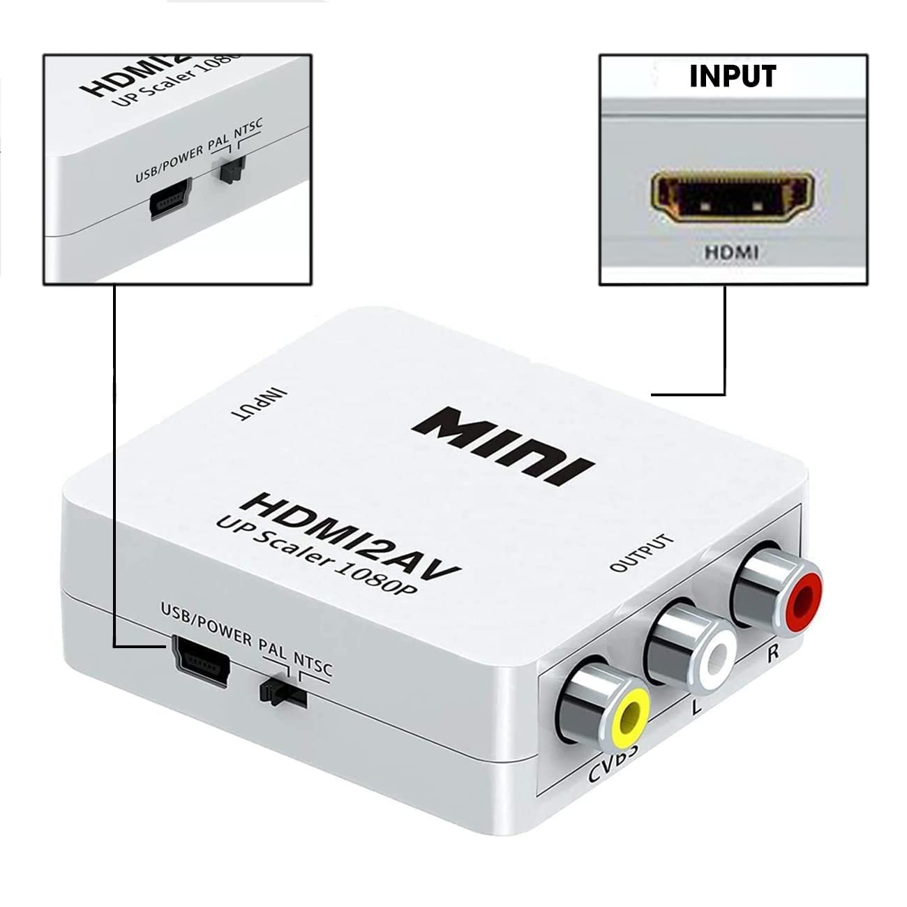 Mini Hdmi To Av Converter