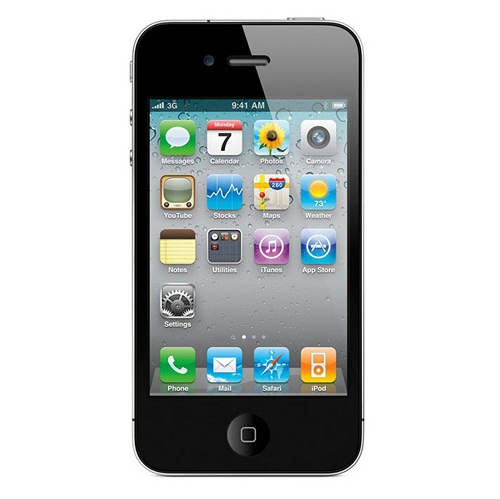 Apple iPhone 4s 16GB With Box and Accessories 3 Month Warranty - Black