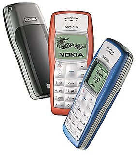 Refurbished Nokia 1100 (Single SIM, 1.2 Inch Display, Assorted Colour ) - Superb Condition, Like New - Black