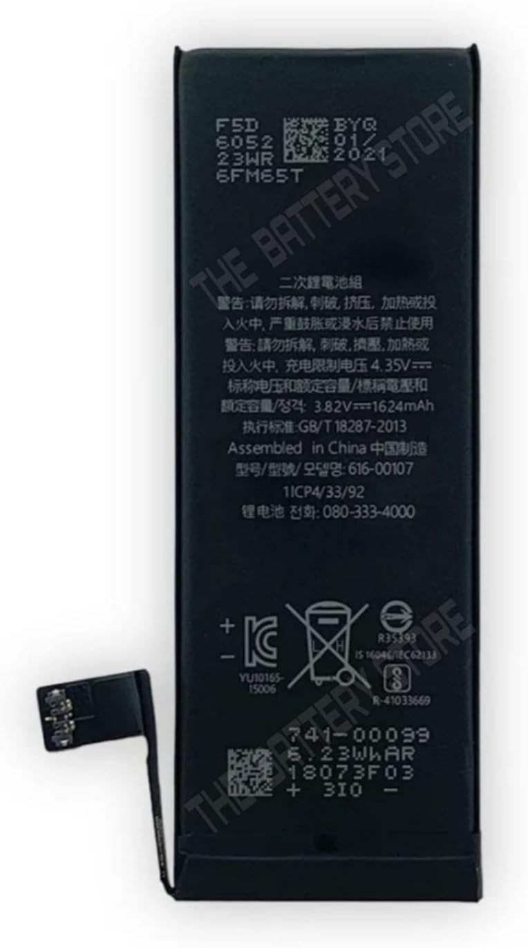  5SE Battery for Apple iPhone SE/Apple 5SE / for iPhone SE 1st Gen A1662 2016 Battery with 1 Year Warranty
