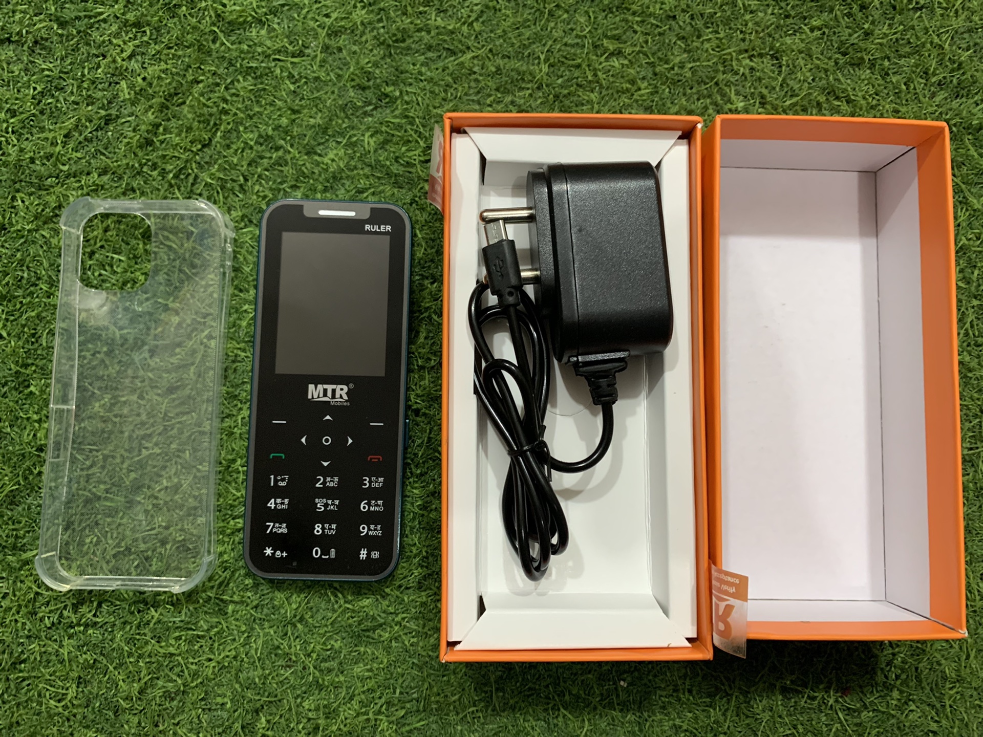 MTR Ruler New Mobile Phone Dual Sim 3 Month Warranty  - Black