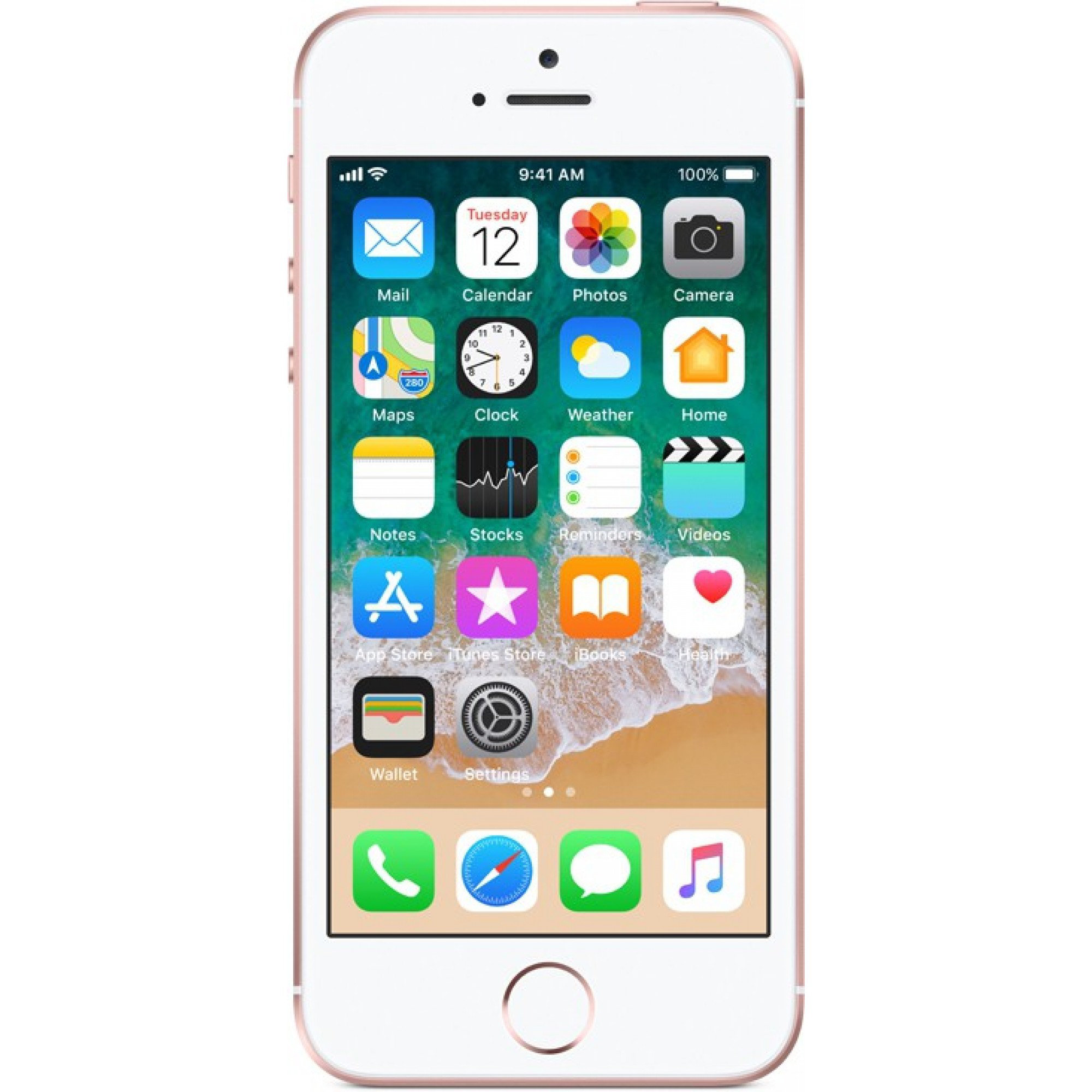 Apple iPhone 5 SE (Rose Gold, 32 GB) Refurbished Like New 3 Month Warranty  - Silver