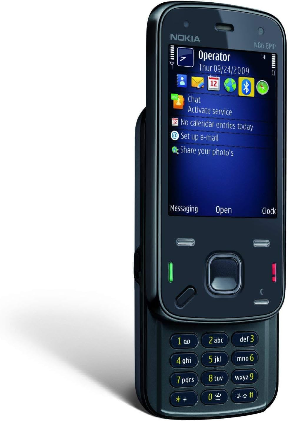 Nokia N86 Unlocked Phone with 8 MP Camera, Auto Focus, Flash & Carl Zeiss Optics Refurbished Random Colour 