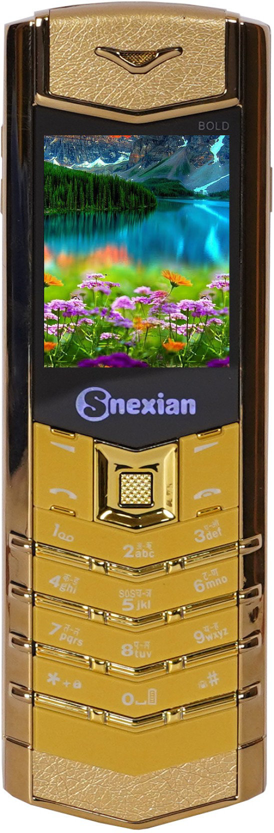 Snexian vertu button vartu dual sim phone - Red