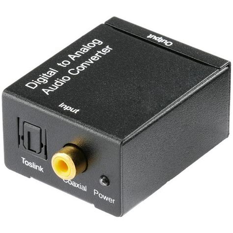 Digital to Analog Audio Converter SPDIF Optical Coax to Analog RCA 2.1 Stereo Audio Converter Adapter