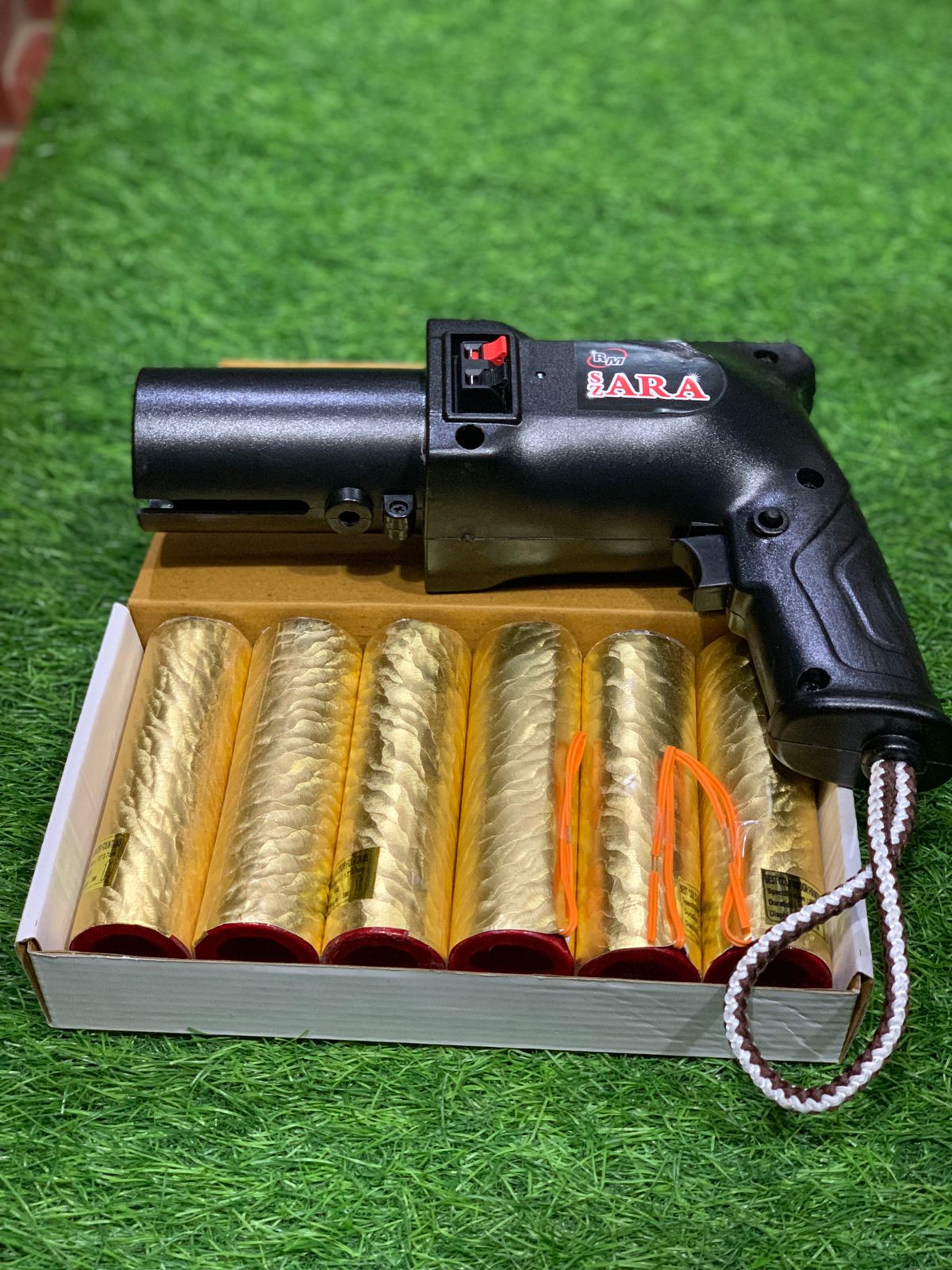 Fire Gun for wedding , Clubbing & Party Combo 1 gun+ Fire Refiel 6 Round Indoor use