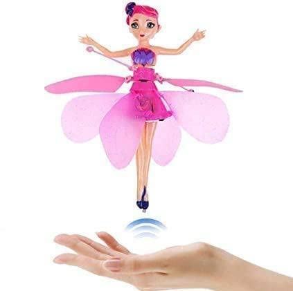 Flying Princess Doll Magic Infrared Induction Control Toy, Play Game RC Flying Toy ,Mini Drone Indoor and Outdoor Toys for Kids Boys Girls 6 7 8 9 10 Year Old Gifts