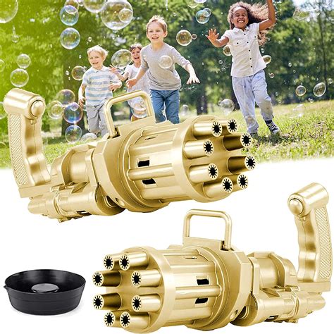 gatling gun automatic bubble machine electric Toy