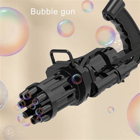 gatling gun automatic bubble machine electric Toy