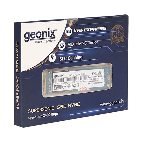 Geonix ultra durable SSD 256Gb 3yrs warranty