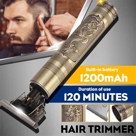 Hair Trimmer For Men Buddha or Dragon Style Trimmer, Professional Hair Clipper, Adjustable Blade Clipper, Hair Trimmer and Shaver For Men, Retro Oil Head Close Cut Precise hair Machine