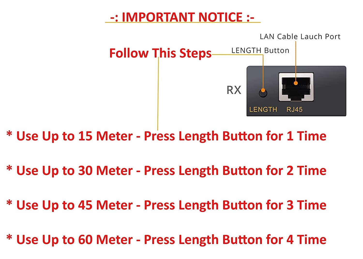 HDMI Extender 4K 120M HDMI Extender, HDMI to RJ45 Network Cable Extender Converter Repeater Compatible With 5e / 6 1080p up to 60m HDTV HDPC PS4 STB 4K 2K (60m)-(EPL-573H) - 120M