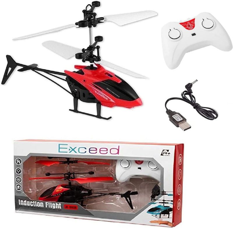 Helicopter Toy/Flying Helicopter Toy with Lighting Effect Hand Sensor and Remote Control Functional