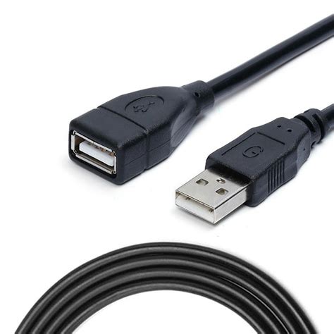 Hi-Speed USB 2.0 USB Extension Cable Cord Male to Female (1.5 Mtrs)