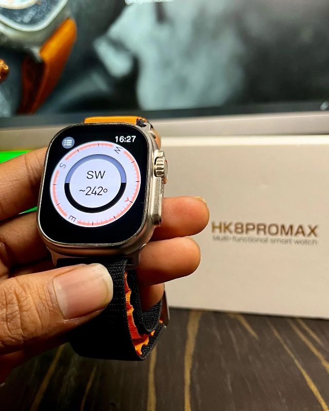 Hk8 Pro Max Amoled Display Ultra Series 8 at Rs 2100/piece, Bluetooth  Smart Watch in New Delhi