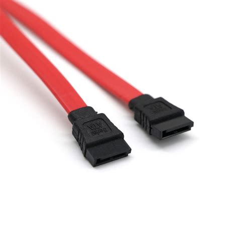 Hot Sale Hard disk Optical Drive 45Cm Sata 3.0 Cable Straight Red Cord Sas Cable Dual Channel Hdd Data Cable (Pack of 5 )