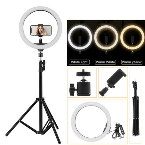 Hot Selling 10Inch Ring Light+7Ft Tripod Camera Bracket Photography Set