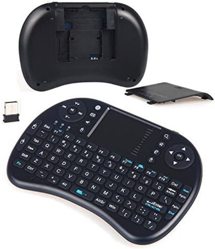 Mini 2.4GHz Wireless Touchpad Keyboard with Mouse (with Backlight) for PC/PAD/360XBox/PS3/Google Android TV Box/HTPC/IPTV (2.4G Black