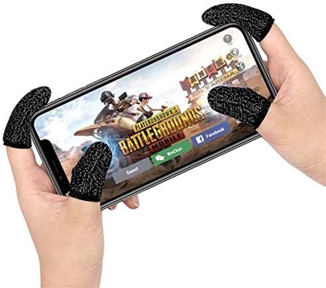 Mobile Finger Sleeve 1 Pair Trigger Game Controller For Pubg, Cod Gaming (S-52) Finger Sleeve (Pack of 6 )